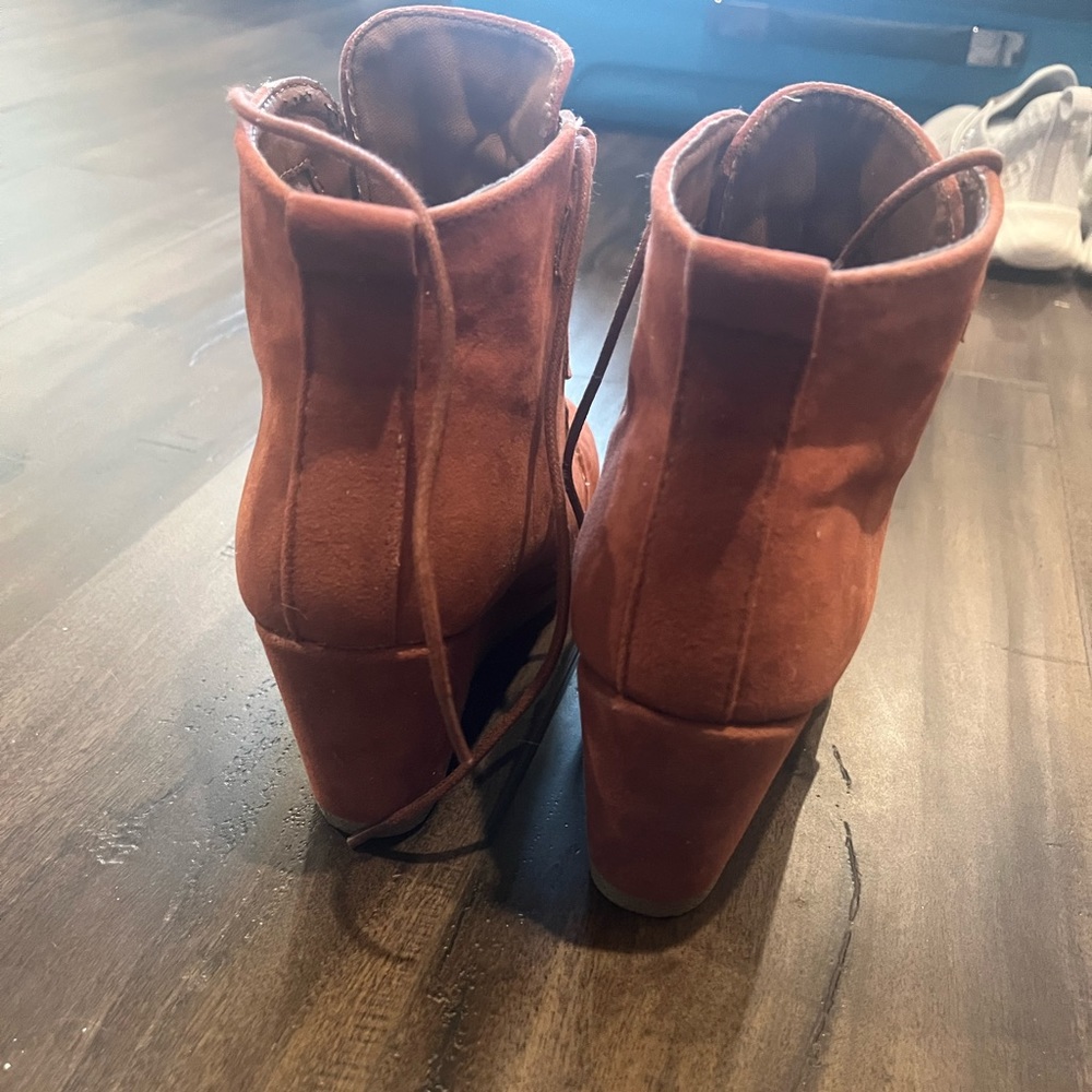 Qupid Wedge Booties - Picture 3 of 3